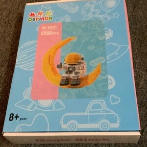 Orange and White Space Adventure Blocks